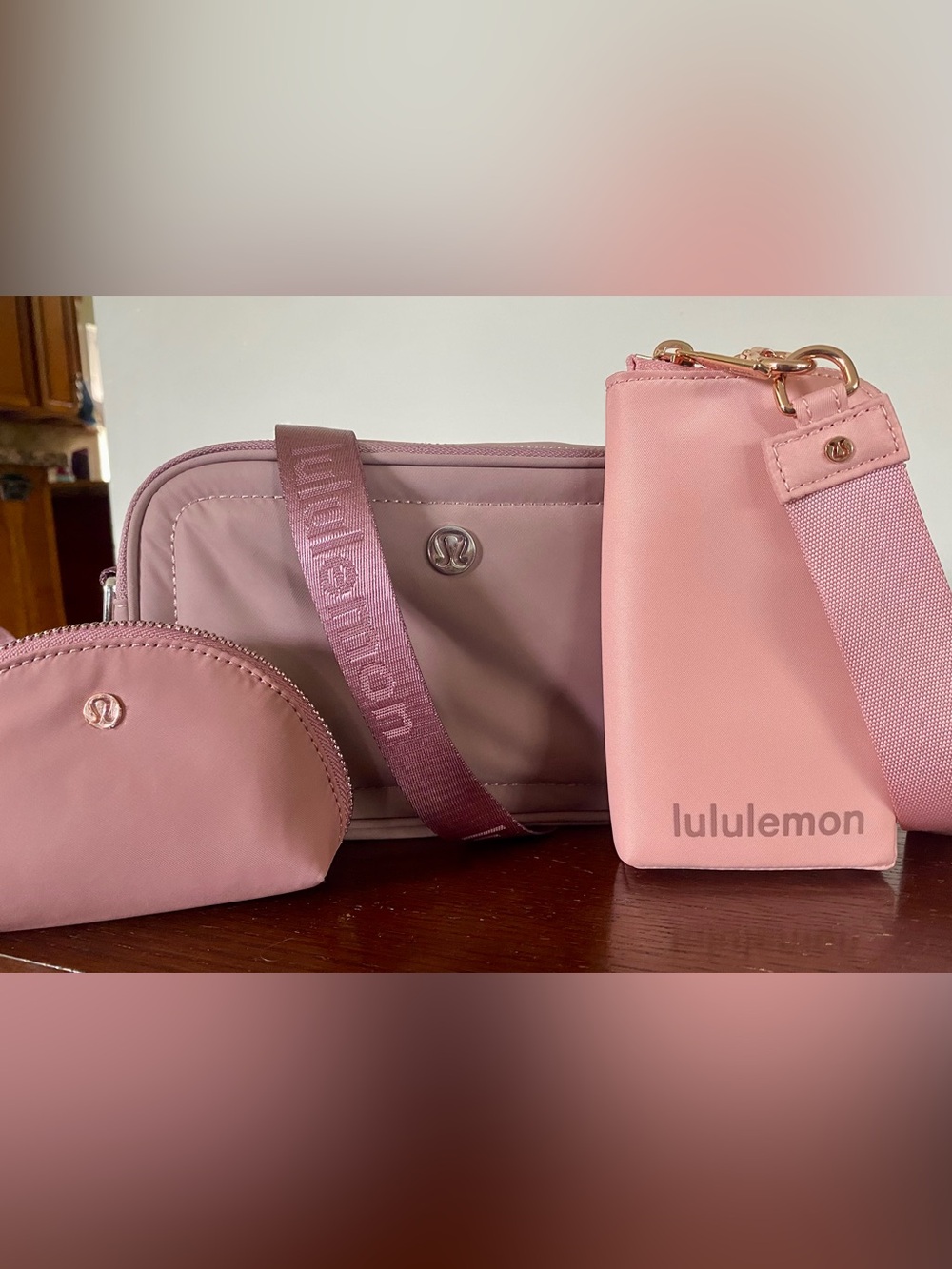 Lululemon Purse and Dual Wallet Wristlet Set